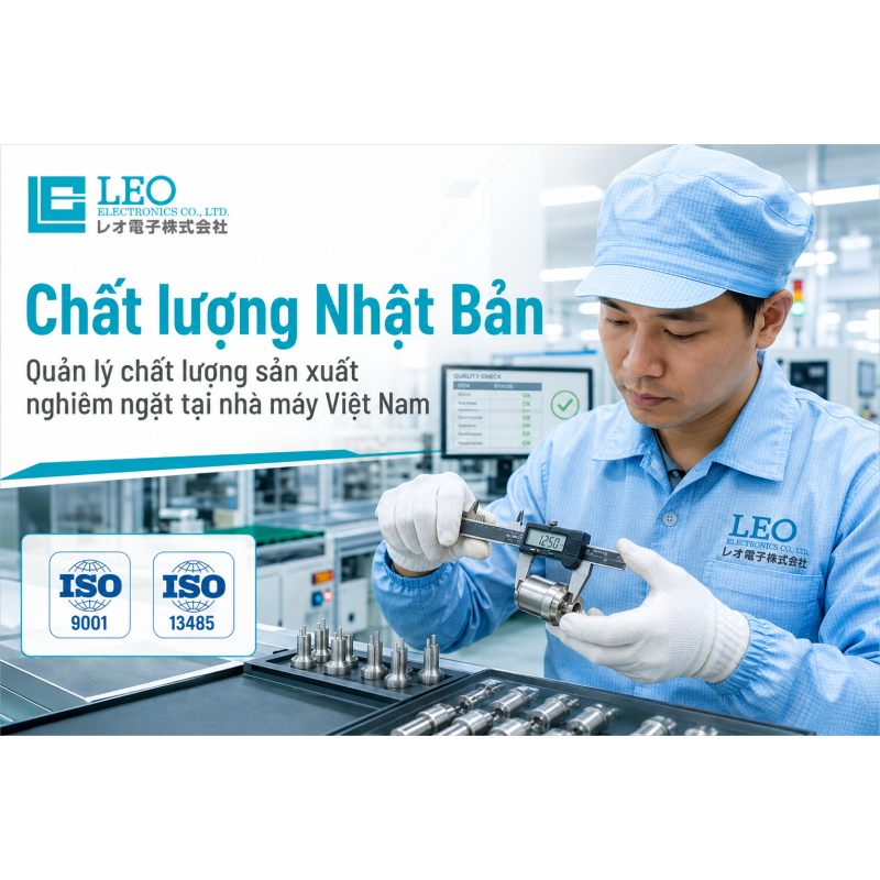 Chất lượng Nhật Bản | Quản lý chất lượng sản xuất nghiêm ngặt tại nhà máy Việt Nam